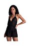 Beach Walk Teddy Jumpsuit, Deep Neckline, Gold Detail, Elegant Design - 2
