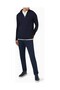 Cotton Half Zip Cardigan, 100% Pima Cotton - 2