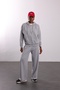 Gray Hooded Tracksuit Set - 4