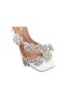 Petalo 90 Crystal Stone Luxury Women's Heeled Sandals - 2