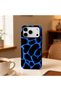 Compatible with iPhone 17 Pro Max / 18 Pro Max - Blue Leopard, Dual Layer Cover, Glossy Surface Protective Case - 4