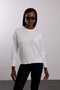 Ecru Crew Neck Lyocell Yarn Knitwear - 5