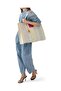 XXL Southbank Tote Bag 55X40X13 cm Denim Fabric Expandable Design - 5