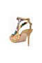 Belgravia Court Sequined Heeled Luxury Design Women's Sandals - 4