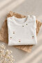 Floral Printed 100% Cotton Snap Fastener Baby Top and Bottom Set - 4