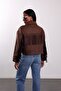 Brown Tassel Detailed Suede Jacket 7105 - 6