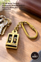 1 Piece Brass Keychain 2113B – 12 cm Metal Design Keychain, Key Ring, Keyring, Brass Keychain