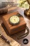 4 Pieces of Chain Pocket Watches – Brass Body with Wooden Box, Chain Accessory and Gift, Pocket Watch