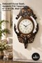 5 Pieces Wall Hanging Elephant Clock – Decorative Wall Clock, Hangable Elephant Design, 67 X 40 Cm, Wall Clock