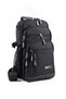 Multi-Compartment Imperteks Fabric Daily Backpack Cross Chest Hand and Shoulder Bag Unisex Black Gray Body Bag 927