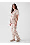 Shirt Roba Collar Printed Maternity Pajama Set for Style Seekers from Uzg Store