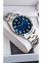 Numbered Phosphorescent Promise Engagement Gift Silver Color Steel Cord Men's Wristwatch - 3
