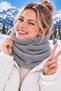 Neck Warmer Women's Plush Winter Thick Stylish Welsoft Neck Collar Scarf Windproof Wide Stretchy Soft Textured Cold-Proof Neck Warmer - 3
