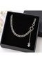 Men's Thick Chain Necklace with Dangling Geometric Figure Detail, Modern Design - 2