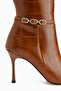 Patty Taba Croco Thin Heeled Women's Boots - 3