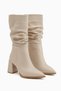 Marcie Beige Women's Bellows Boots - 3