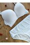 Jacquard Patterned Women's Bra Panty Set - Supported / Covered Bra Set, Set of 2 - 2