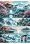 5 Pcs Large Landscape Sticker Bullet Journal Scrapbook Laptop Agenda - 2