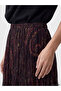 Alita City Lcw Studio Purple Chiffon Patterned Midi Women's Skirt with a Difference - 4
