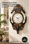 2 Pieces Wall Hanging Elephant Clock – Decorative Wall Clock, Hangable Elephant Design, 67 X 40 Cm, Wall Clock