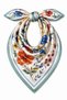 4-Piece Women's Scarf Special Series Set Women's Scarf Stylish Patterned Neck Scarf Hair and Bag Accessory Colorful Scarf - 3