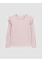 Rmz Gi̇yi̇m Farkli Ruffled Girl's T-Shirt