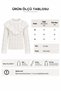 Pompom Scalloped Knitwear Ecru - 6