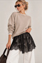 Women's White Lace Skirt Pareo - 2