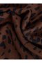 Alita City Lcw Modest Brown Voile Patterned Women's Shawl with a Difference - 3