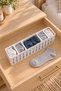 3-Drawer Organizer with 5 Compartments for Socks, Underwear and Accessories - 5