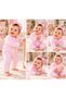 Ss Gi̇yi̇m Baby Girl Pink Striped Long Sleeve Jumpsuit – Striped Baby Jumpsuit and Casual Wear Alternative: - 3
