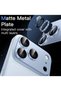 Apple iPhone 18 Pro Max 5G 2026 3D Metal Ring Camera Lens Protector Full Cover Protector Shield - 2