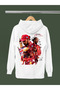 Lewis Hamilton Printed Cotton Long Sleeve Ribbed 3 Thread Hooded F1 Sweatshirt