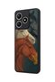 Realme C61 Compatible Baroque Horse Patterned Camera Protected Shockproof Case - 3