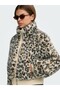 Women's Beige Onlrıkke Faux Fur Jacket Cc Otw Jacket - 4