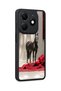 Spark 20 Compatible Black Horse Patterned Camera Protected Shockproof Case - 3