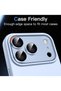 Apple iPhone 18 Pro Max 5G 2026 3D Metal Ring Camera Lens Protector Full Cover Protector Shield - 6