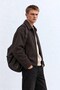 Plain Men's Cashmere Jacket Coat - 3