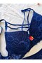 Lace Hollow Bra Panty Set - 2-Piece Women's Lingerie Set Without Sponge Wire - 2