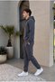 Men's Smoked 3 Thread Track Suit Set Soft Puff Fabric - 4