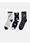 Patterned Boys' 3-Piece Socks (W6)