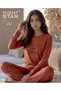 Tokyo Waffle Cotton Knitted Interlock Time to Dream Printed Tile Pajama Set