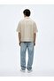 Beige short sleeve shirt with pocket detail - 2