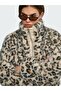 Women's Beige Onlrıkke Faux Fur Jacket Cc Otw Jacket - 2