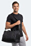 Luxe Unisex Black Crossbody Bag - 2