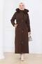 Women's Waist-Tie Nova Fabric Coat
