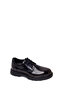 Fly Men's Black Lace-Up Thick Soled Leather Casual Shoes Wm720019Da - 7