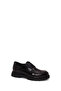 Fly Men's Black Lace-Up Thick Sole Leather Casual Shoes Wm720018Da - 7