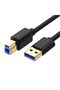 كابل USB 3.0 من النوع A إلى النوع B بطول 3 أمتار/10 أقدام، سلك طابعة USB B، كابل USB من النوع A إلى النوع B 3.0 - 2