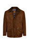 Ranger Men's Brown Oversize Suede Leather Jacket 26Wgd661710 - 5